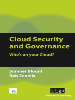 cover image of Cloud Security and Governance